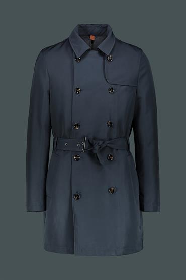 DOUBLE BREASTED TRENCH<br/>VARIANTE : BLUE