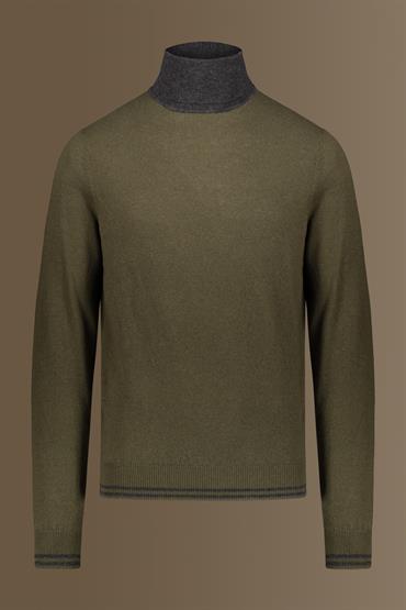 TURTLE NECK<br/>VARIANTE : BEIGE MEL/GREY MEL