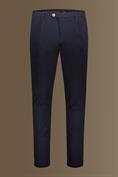 CHINO TROUSERS WITH PRINCES AND TURN-UP HEM