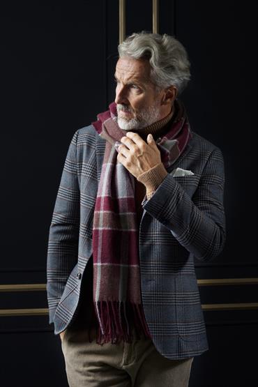 SHAWL 60 X 190 CM<br/>VARIANTE : GREY