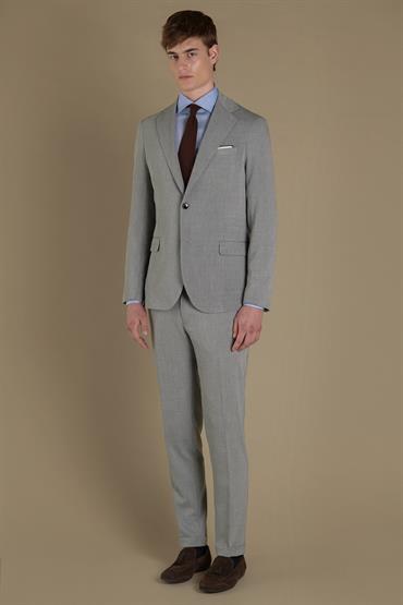 NOTCH SINGLE BREASTED SUIT<br/>VARIANTE : LT GREY