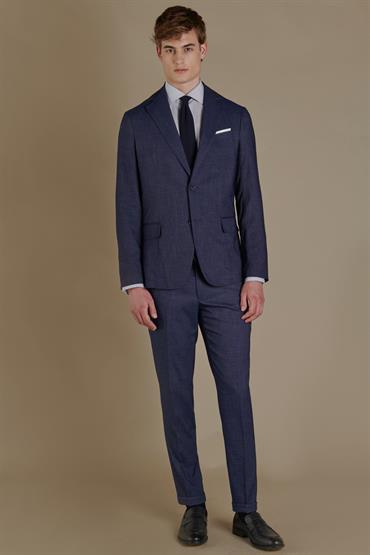NOTCH SINGLE BREASTED SUIT<br/>VARIANTE : BLUE