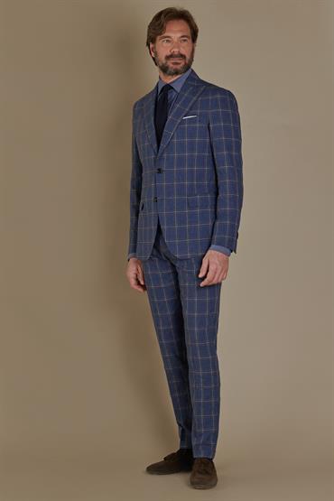 PEAK LAPEL SINGLE BREASTED SUIT<br/>VARIANTE : BLUE