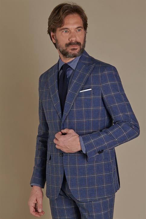 PEAK LAPEL SINGLE BREASTED SUIT