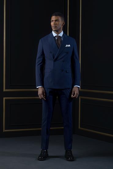 DOUBLE BREASTED SUIT<br/>VARIANTE : DK BLUE