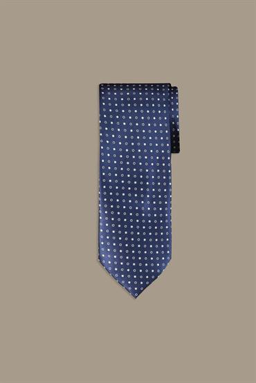 TIE WIDTH 8 CM<br/>VARIANTE : BLUE