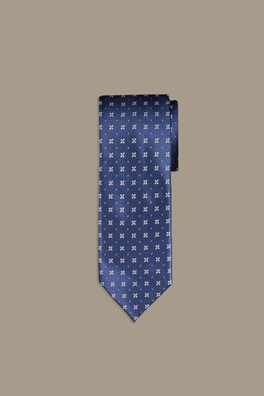 TIE WIDTH 8 CM<br/>VARIANTE : BLUE