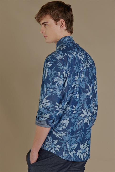 FRENCH COLLAR CLASSIC FIT CASUAL SHIRT