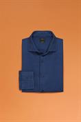 FRENCH COLLAR SLIM FIT CASUAL SHIRT