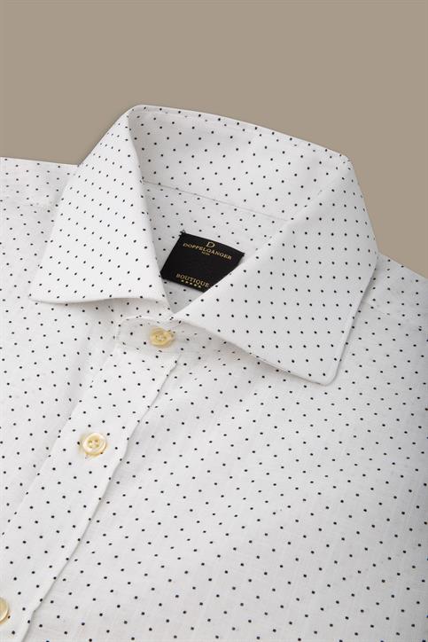 FRENCH COLLAR SLIM FIT CASUAL SHIRT