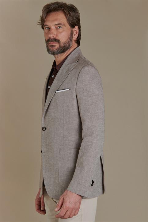 PEAK LAPEL SINGLE BREASTED JACKET