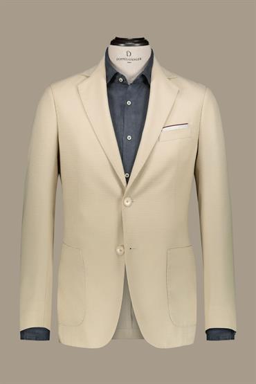 NOTCH SINGLE BREASTED JACKET<br/>VARIANTE : BEIGE