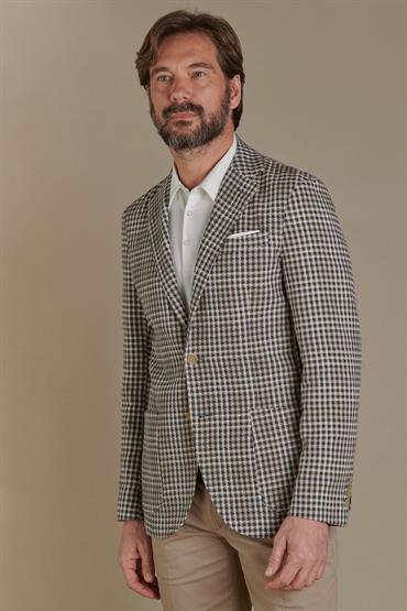NOTCH SINGLE BREASTED JACKET<br/>VARIANTE : BLUE