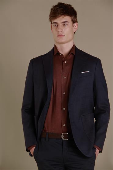 NOTCH SINGLE BREASTED JACKET<br/>VARIANTE : BEIGE