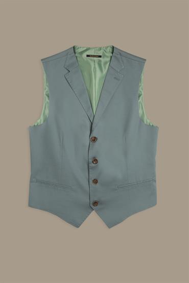 SINGLE BREASTED VEST<br/>VARIANTE : GREEN