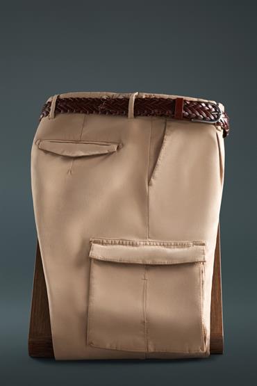 CARGO TROUSERS<br/>VARIANTE : BEIGE