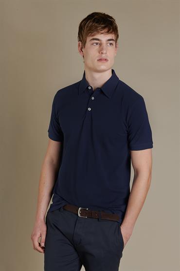 SHORT SLEEVE POLO<br/>VARIANTE : BLUE