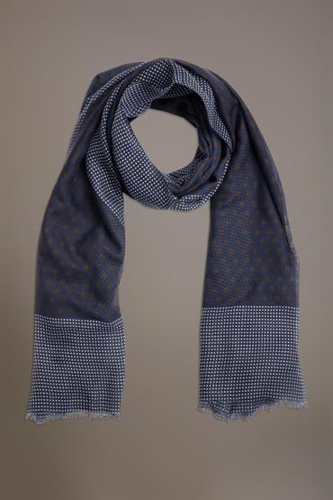 SHAWL 180X90 CM DK BLUE