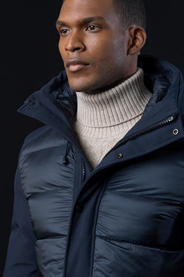 PADDED JACKET<br/>VARIANTE : BLUE