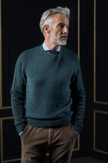 ROUND NECK SWEATER<br/>VARIANTE : ANTHRACITE