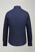 french collar classic fit shirt DK BLUE