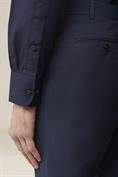 french collar classic fit shirt DK BLUE
