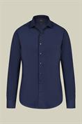 french collar classic fit shirt DK BLUE