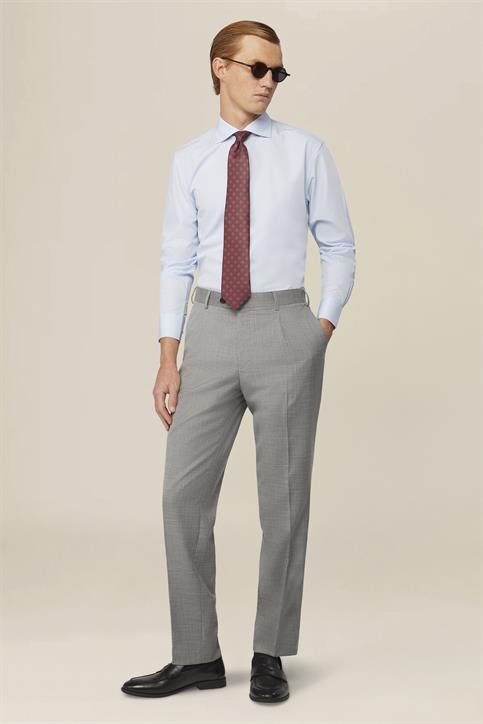 french collar classic fit shirt LT SKY