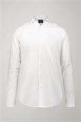 french collar classic fit shirt WHITE