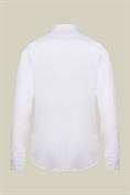 french collar classic fit shirt WHITE