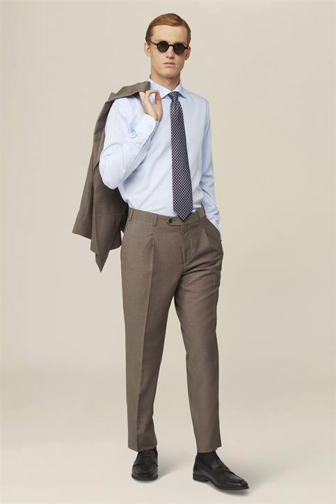 french collar classic fit shirt SKY