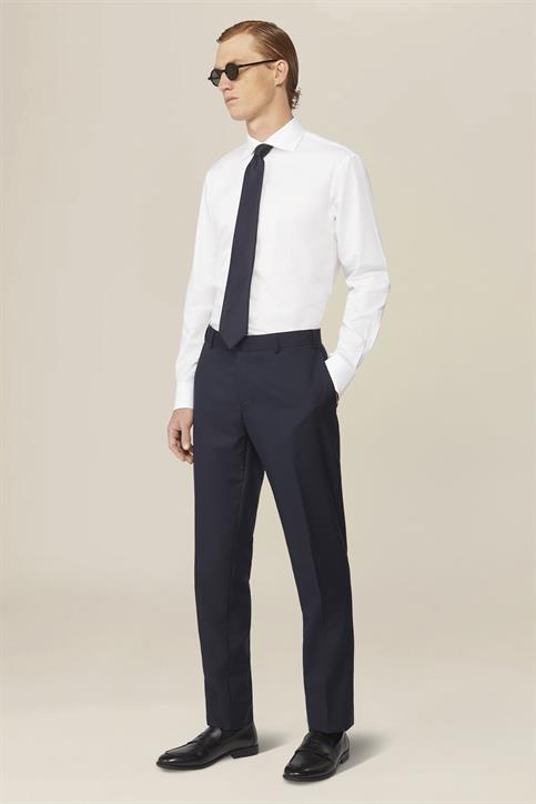 french collar classic fit shirt WHITE
