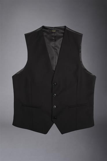 vest for carry over suit<br/>VARIANTE : BLACK