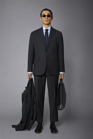 SINGLE BREASTED SUIT DK GREY