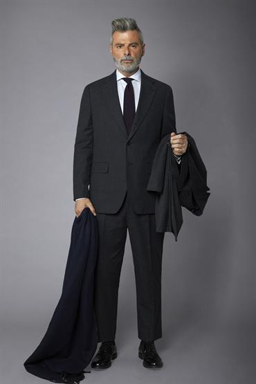 SINGLE BREASTED SUIT GREY
