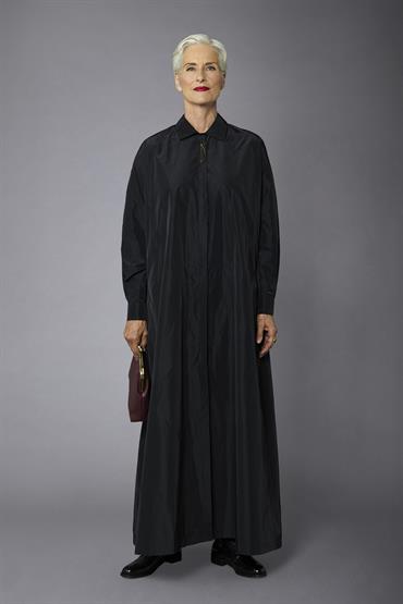 LONG CHEMISE BLACK