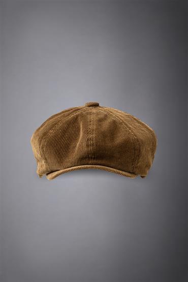 NEWSBOY HAT LT BROWN