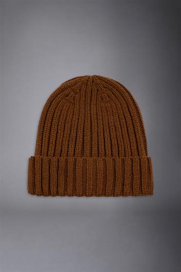 RIB BEANIE HAT CAMEL