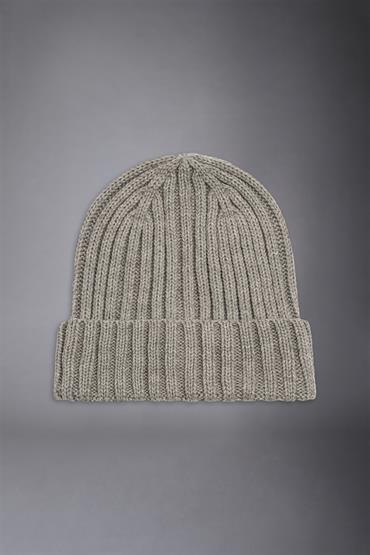 RIB BEANIE HAT LT GREY