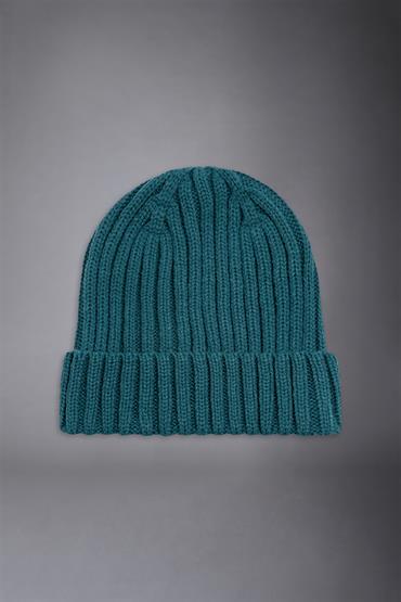 RIB BEANIE HAT TORQUOISE