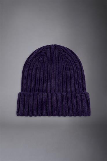 RIB BEANIE HAT VIOLET