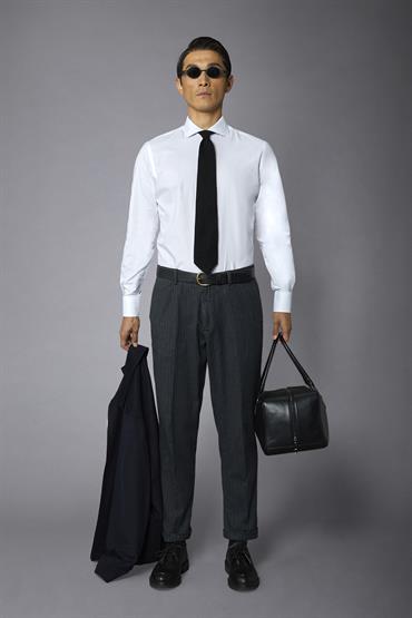 FRENCH COLLAR SLIM FIT WHITE