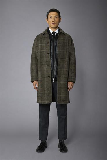 SINGLE BREASTED COAT BROWN