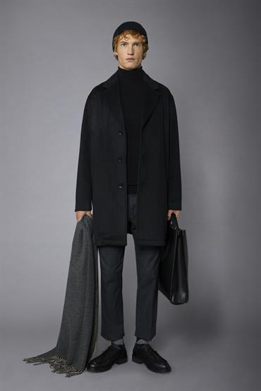 SINGLE BREASTED COAT BLACK