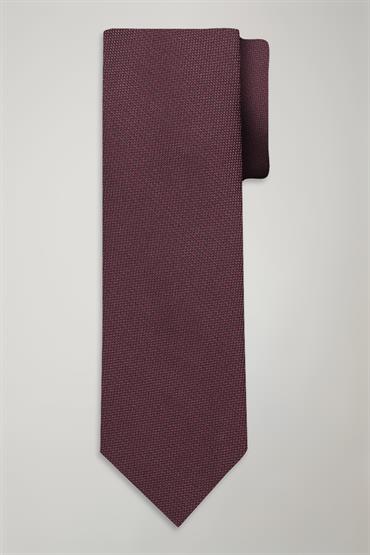 BAMBOO BLEND TIE BORDEAUX