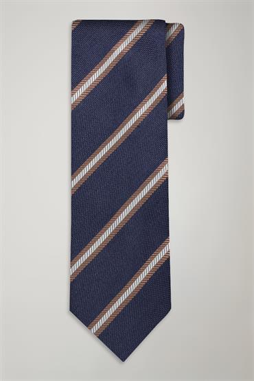 BAMBOO BLEND TIE BLUE