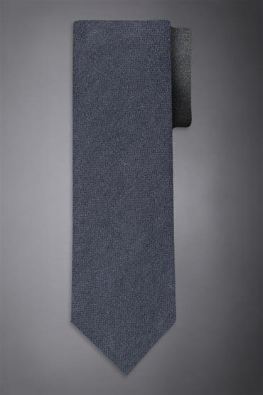 WOOL BLEND TIE DK BLUE