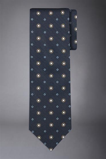 WOOL TOUCH TIE BLUE
