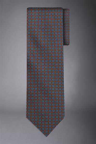 WOOL TOUCH TIE BROWN