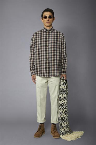 FRENCH COLLAR BAGGY FIT CREAM